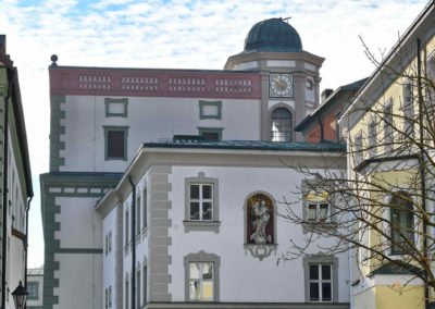 iQ3-Cellulose Dämmung für das Gymnasium Leopoldinum, Michaeligasse in Passau